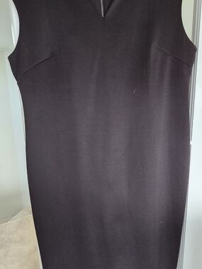Worthington Black Sleeveless Midi Sheath Dress